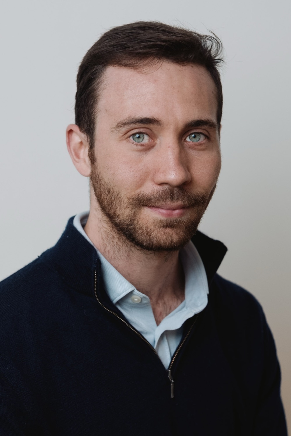 Professional LinkedIn headshot from an on-site team session, London